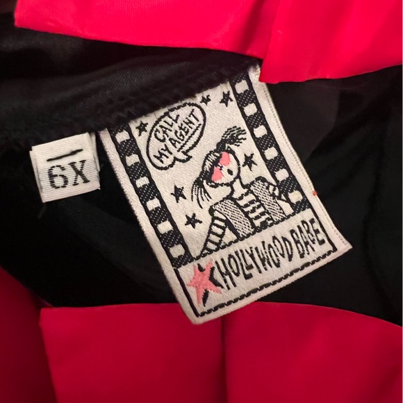 Vintage Children’s Red/Black Dress Size 6 - Picture 5 of 6